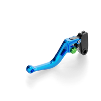 LSL Kupplungshebel BOW  für Brembo 16 RCS, L37R, kurz, blau/grün