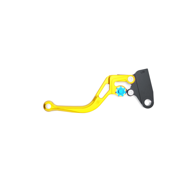 LSL Clutch lever BOW for Brembo 16 RCS, L37R, short, gold/blue