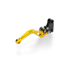 LSL Clutch lever BOW for Brembo 16 RCS, L37R, short, gold/blue