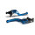 LSL Clutch lever BOW L73R, short, blue/silver