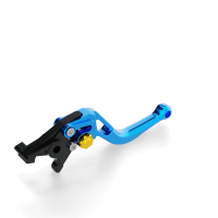 LSL Brake lever BOW R12, short, blue/gold