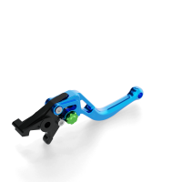 LSL Brake lever BOW R12, short, blue/green