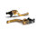 LSL Brake lever BOW R14, short, gold/gold