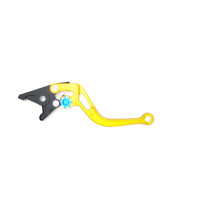 LSL Brake lever BOW R19R, short, gold/blue