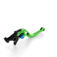 LSL Brake lever BOW R19R, short, green/blue