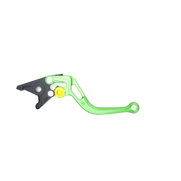 LSL Brake lever BOW R43R, short, green/gold