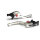 LSL Brake lever BOW R67R, short, silver/red