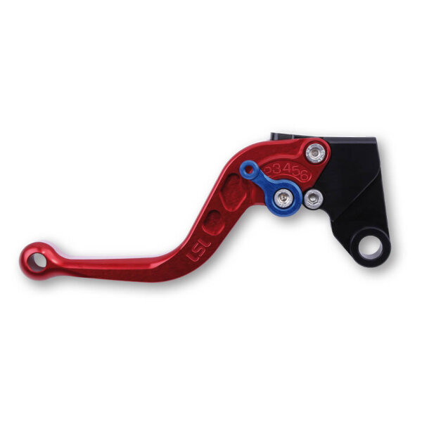 LSL Clutch lever Classic L02R, red/blue, short