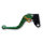 LSL Clutch lever Classic L09R, green/gold, short