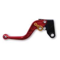 LSL Clutch lever Classic L09R, red/gold, short