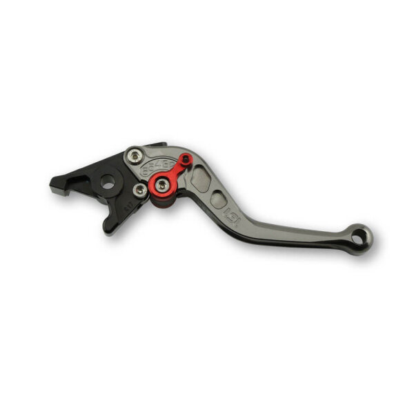 LSL Clutch lever Classic L15, anthracite/red, short