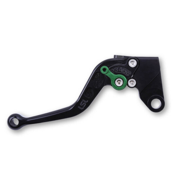 LSL Clutch lever Classic L18, black/green, short