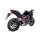 IXRACE Desert black Edelstahl-Endtopf Honda CB 750 HORNET, 23- (RH12)