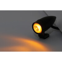 HIGHSIDER LED-Blinker MONO-BULLET SHORT, schwarz