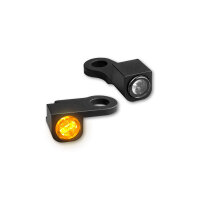 HeinzBikes NANO Series LED Blinker H-D Lenkerarmaturen SPORTSTER 2014-2020, schwarz