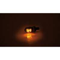 SHIN YO LED indicators TINY, black, tinted glass