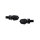 SHIN YO LED indicators TINY, black, tinted glass