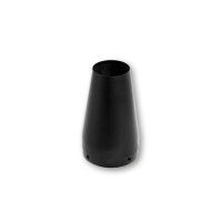 IRONHEAD Endkappe Conical, schwarz, Dämpfer mit D=88mm