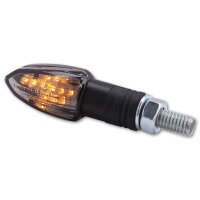 SHIN YO LED indicators LIZZARD, black, tinted glass