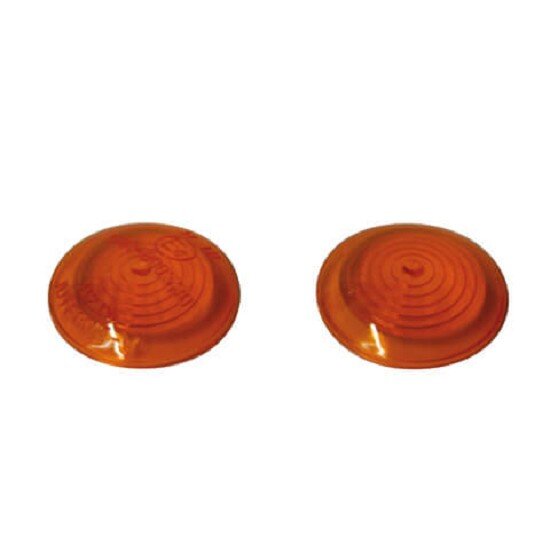 SHIN YO Turn signal lenses (pair) for 1 pc. BULLS Eye turn signals, yellow