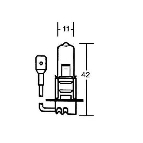 SHIN YO H3 Incandescent lamp 12V 55W, PK 22S