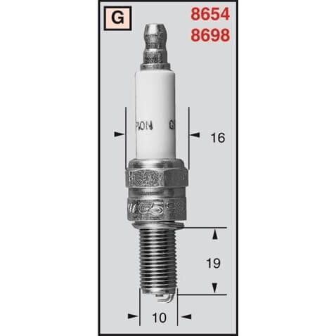 CHAMPION Spark plug RG6YC