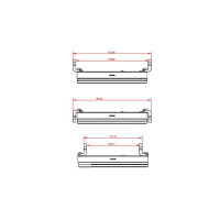 HIGHSIDER CNC lamp holder ring FRAME-R2 lateral mounting