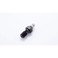 LSL Aluminium banjo bolt M10x1.00, black, with bleeder...