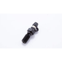 LSL Aluminium banjo bolt M10x1.25, black, with bleeder...