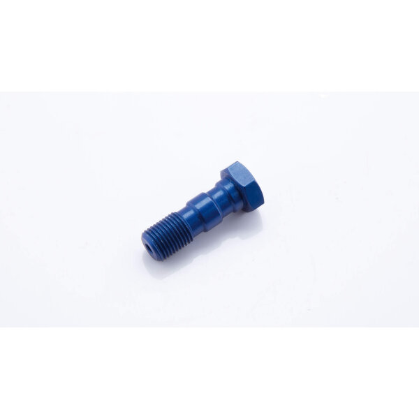 LSL Aluminium double banjo bolt M10x1.00, blue