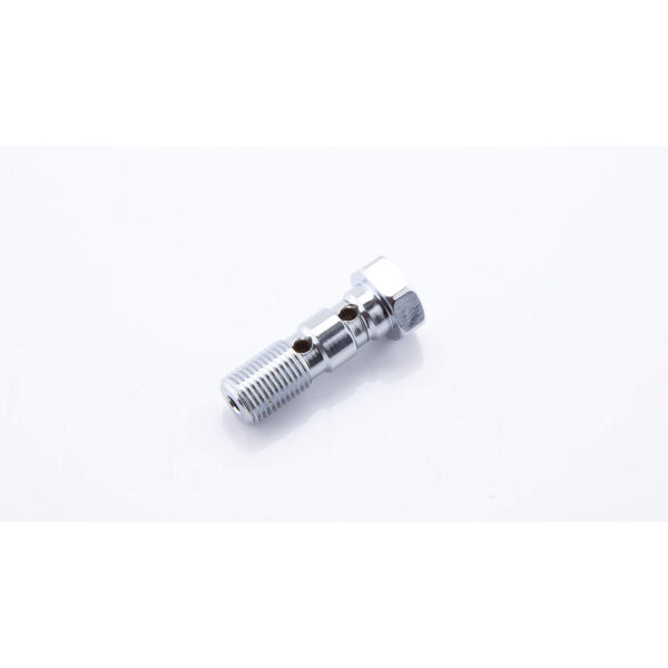 LSL Aluminium double banjo bolt M10x1.00, chrome