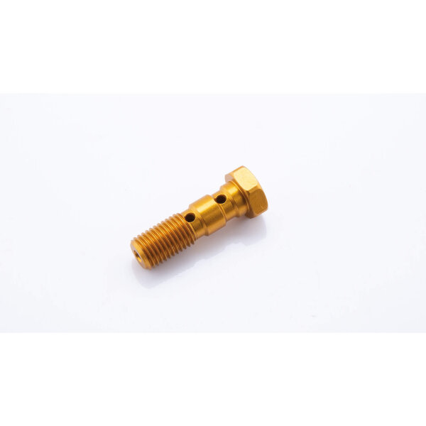 LSL Aluminium double banjo bolt M10x1.25, gold