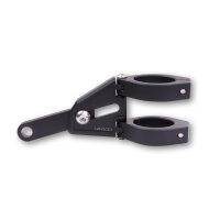 HIGHSIDER CNC Alu Lampenhalter Set EXTEND Ø 38-41 mm, längenverstellbar, schwarz