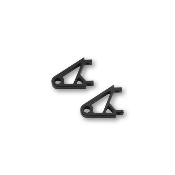 HIGHSIDER CNC Alu lamp holder XS, black anodized, pair