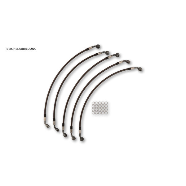 LSL Steel braided brake line KAWASAKI GPZ 750 R, 1984-1987 (ZX750G)