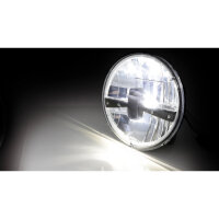 HIGHSIDER 7 Zoll LED-Hauptscheinwerfer FRAME-R1 Typ 3, schwarz, untere Befestigung