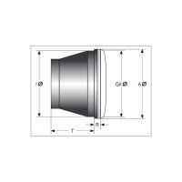 SHIN YO Headlamp insert for dipped beam, 90mm, for H 7 incandescent lamp, clear glass, E-approved