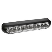 SHIN YO LED taillight LINE, black, transparent glass, no. plate illumination