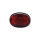 SHIN YO Universal Rücklicht OVAL, rotes Glas