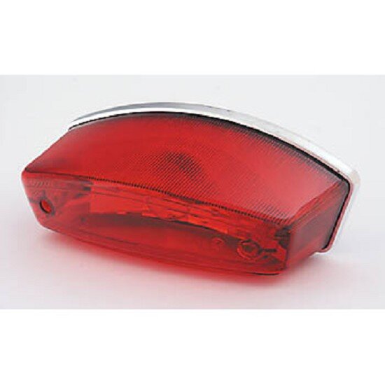 SHIN YO Universal tail light MONSTER with prism reflector and red clear glass