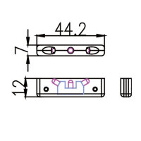 LED-Kennzeichenbeleuchtung"Trio" | inkl. Klebeband