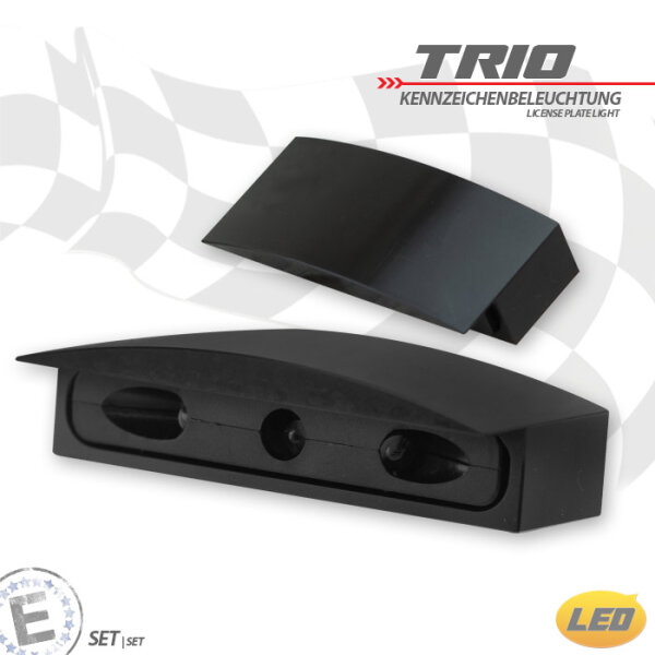 LED-KZB "TRIO" | CNC-Gehäuse Alu schwarz