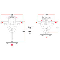 HIGHSIDER AKRON-RS PRO Aprilia RSV4, Tuono V4, RS4 125, RS inkl. Kennzeichenbeleuchtung