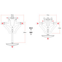 LSL MANTIS-RS PRO for AP RSV4, Tuono V4, RS4 125, RS 125, Tuono 125, incl. license plate light