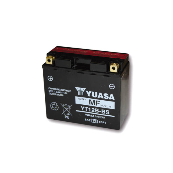 YUASA Batterie YT 12 B-BS (YT 12B-4) wartungsfrei (AGM)