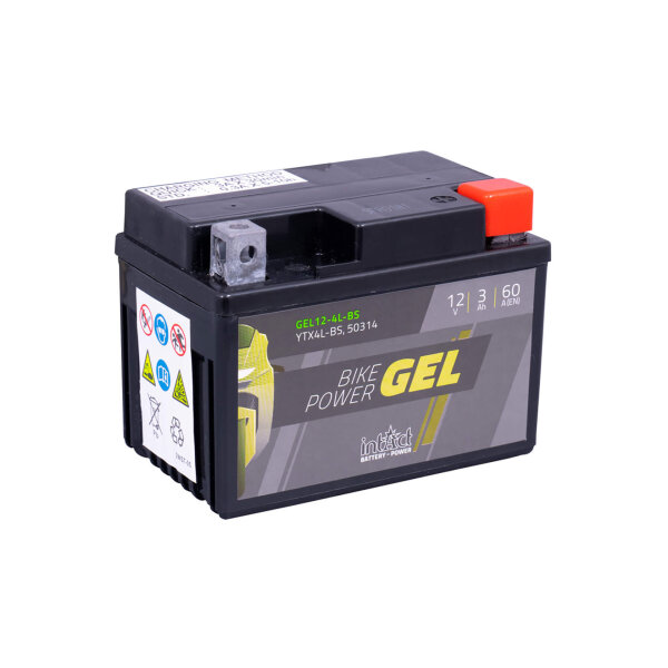 INTACT Bike Power GEL battery YTX4L-BS