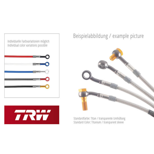 TRW Lucas Steel flex set MCH385V2, front