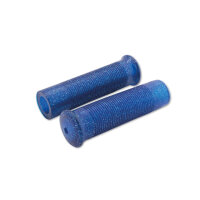 Handlebar grips Custom Retrostyle for 7/8 inch handlebar (22mm) in blue metalflake