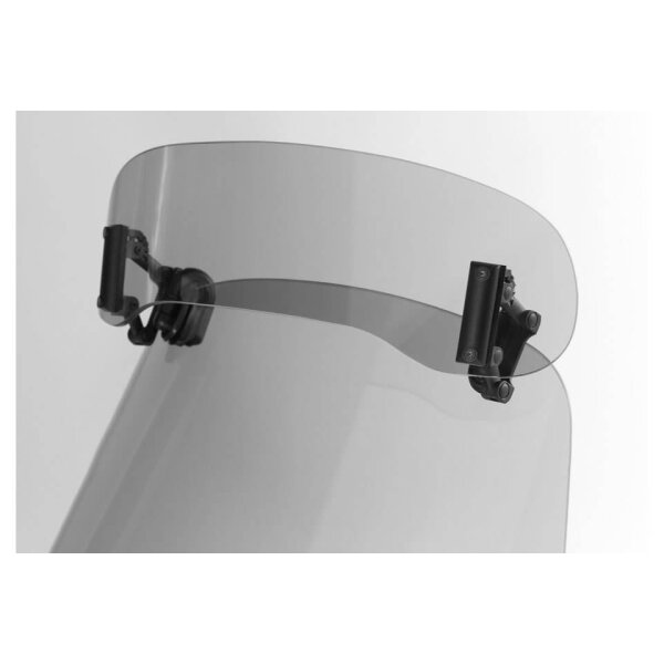 MRA Vario-Spoiler-Aufsatz VSA-TYP B 33/22 cm, rauchgrau, inkl. Klemme