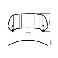 MRA MRA X-Creen Touring attachment XCTA, clear